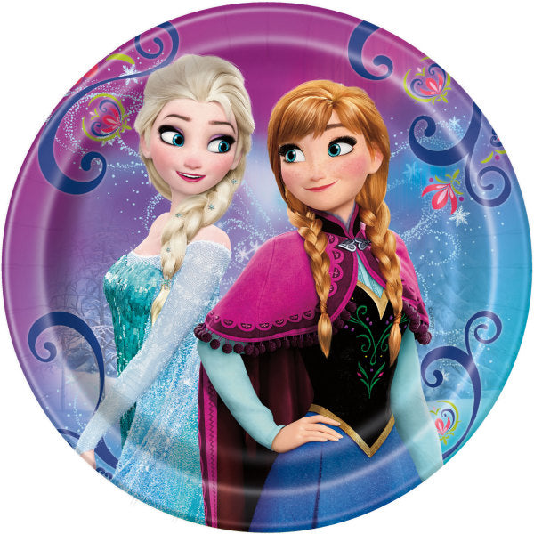 Disney Frozen Round 7" Dessert Plates, 8ct