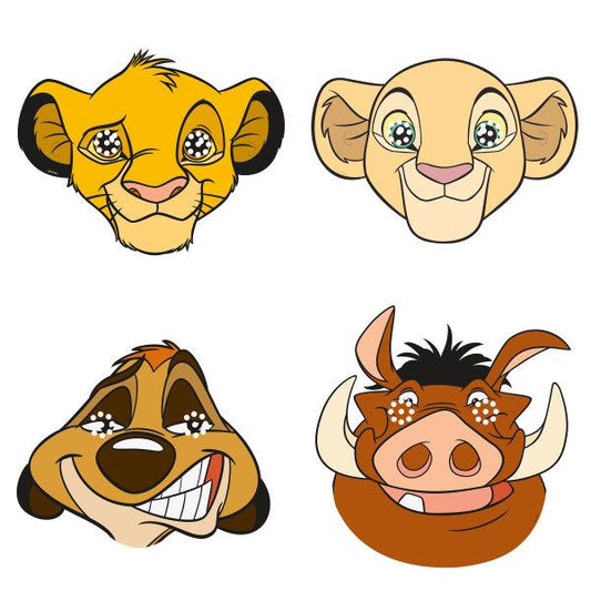 Disney Lion King Party Masks, 8ct
