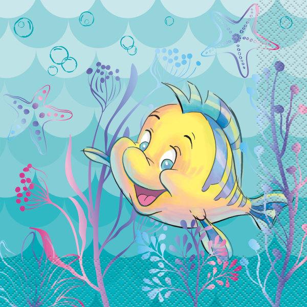 Disney The Little Mermaid Luncheon Napkins, 16ct