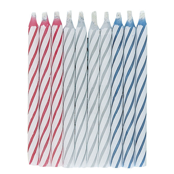 Multicolor Magic Birthday Candle, 10ct