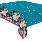 Encanto Rectangular Plastic Table Cover, 54" x 84"